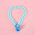 Plastic pet collar in macaron candy colours with adjustable S and M sizes for cats dogs rabbits