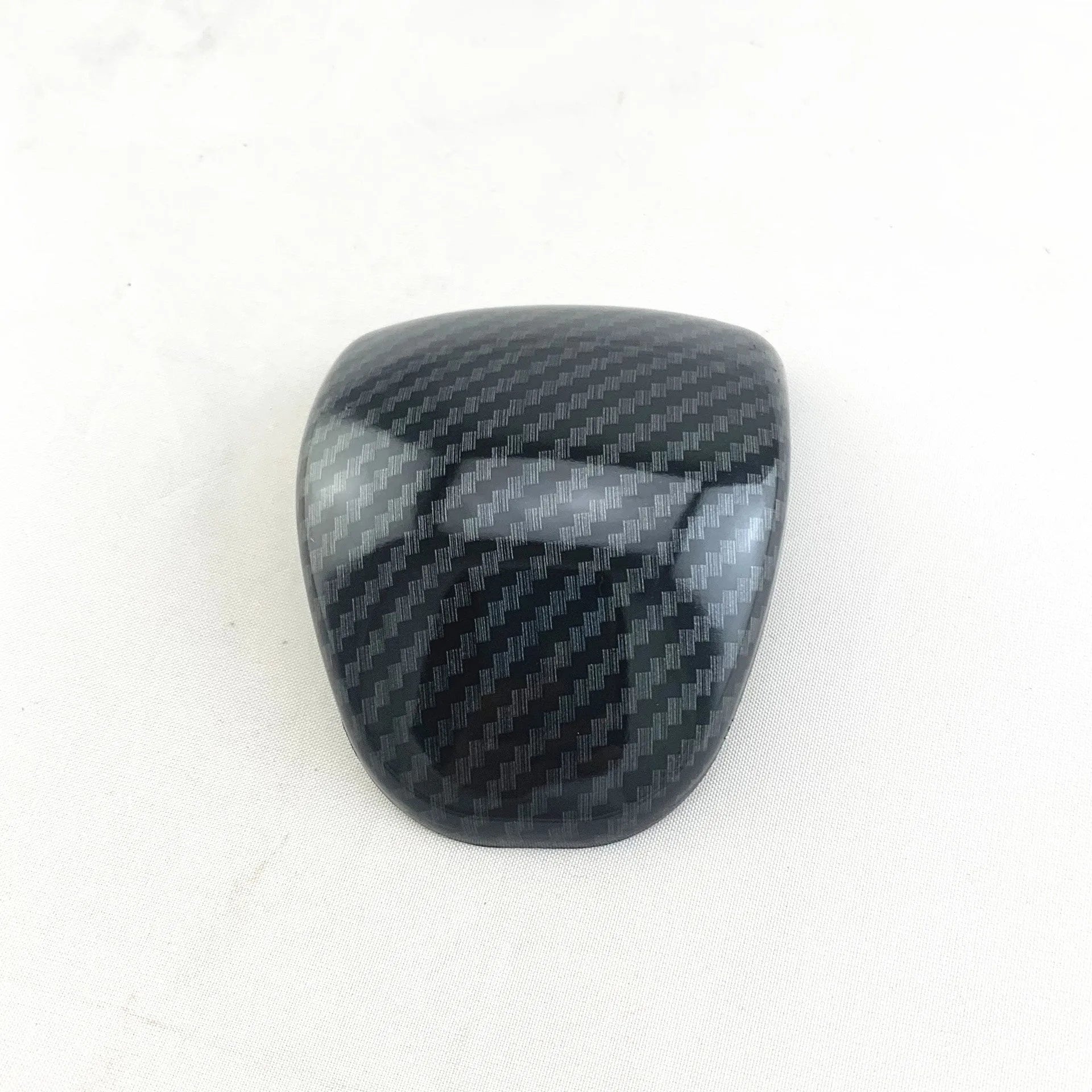 Carbon fibre finish gear shift cover for manual transmission car interior