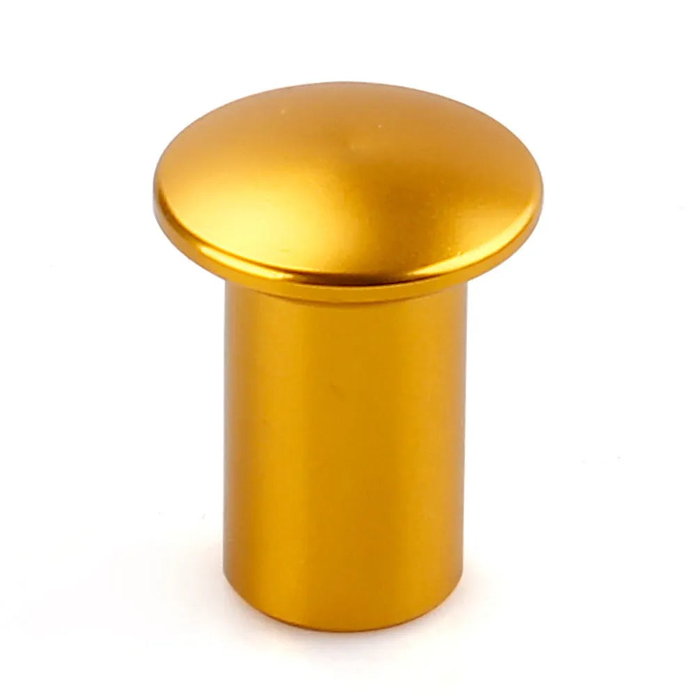 Aluminium alloy hydraulic handbrake release button cap for car modification in multiple colours.