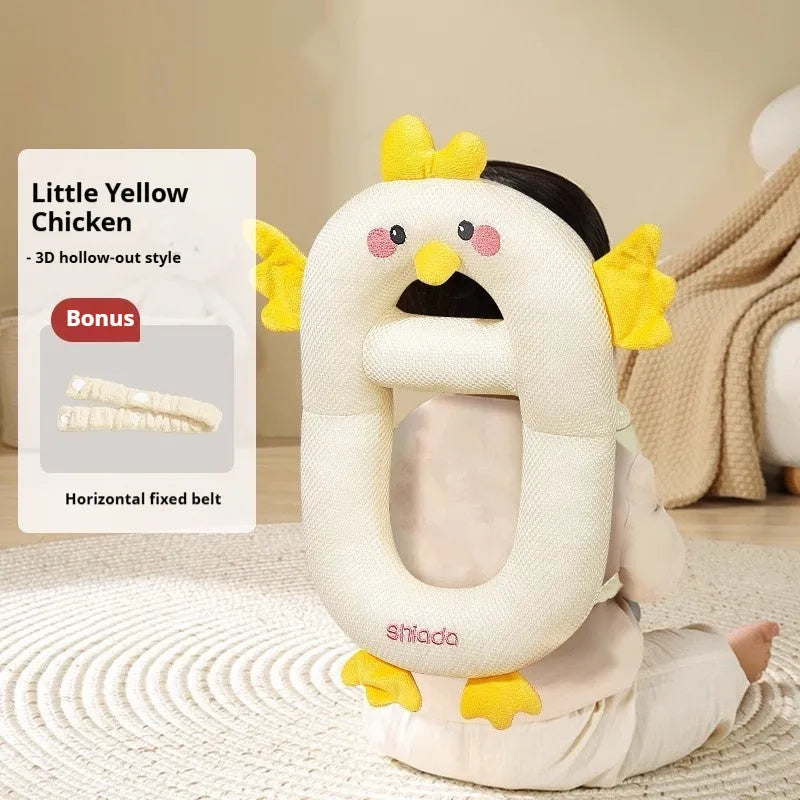 Baby anti-collision pillow in cartoon animal design with EPS filling for toddler walking protection