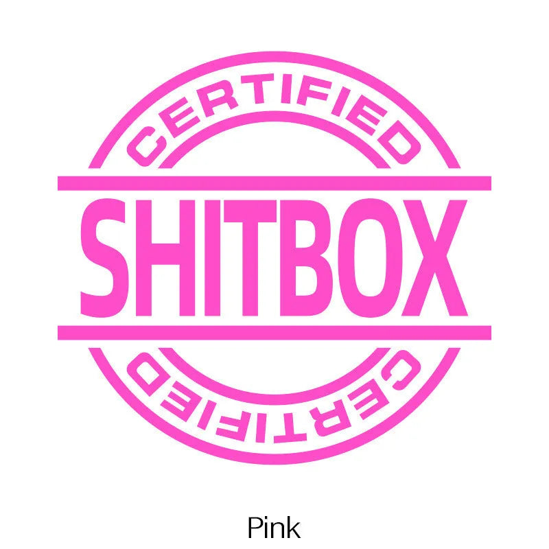13x12cm creative vinyl car sticker shown in multiple colour options for vehicle customisation