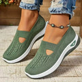 Women's T-strap mesh casual shoes with soft PVC soles in six colour options