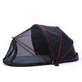 Pet folding tent for cats with cloth construction and mesh panels in L code size