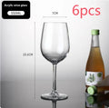 Clear acrylic wine bottle tumbler for party catering, available in 300ml and 550ml sizes.