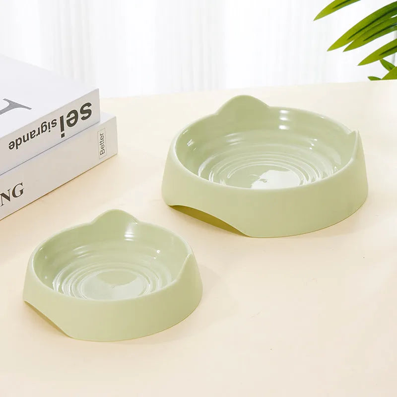 Blue ceramic dog slow feeder bowl with raised internal maze pattern for large breed dogs.
