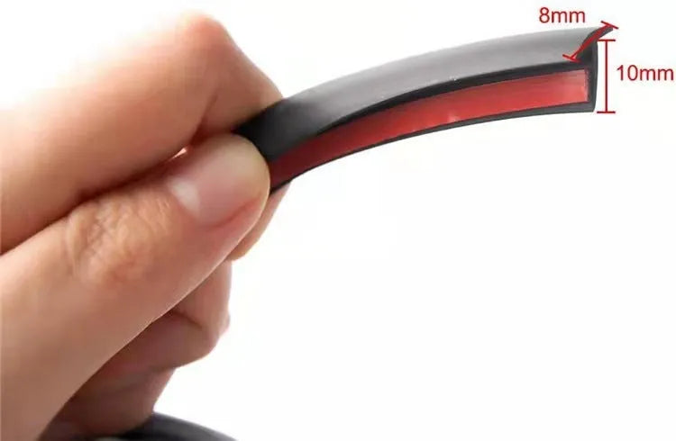 TPE universal seal strip in black and white colours for automotive and machinery applications
