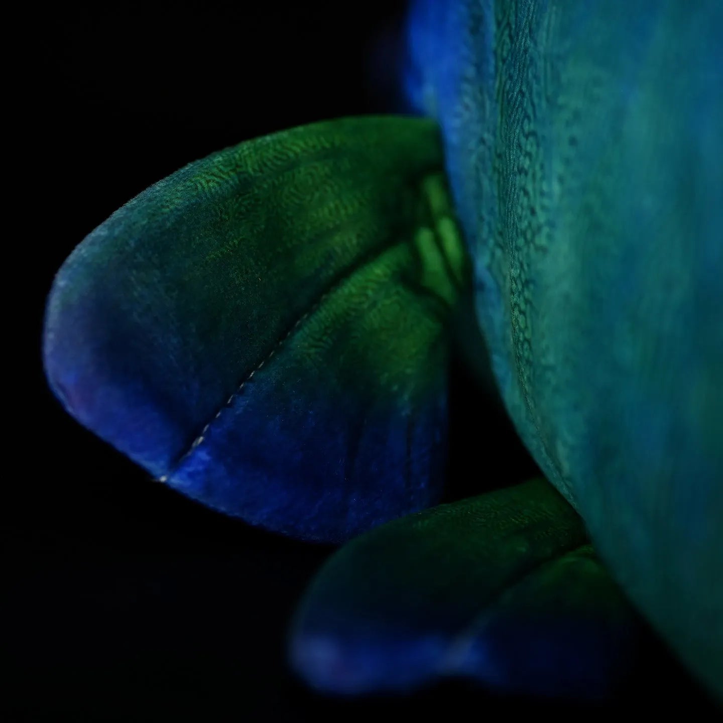 55cm green printed sunfish plush toy with wavy lips and soft plush fabric