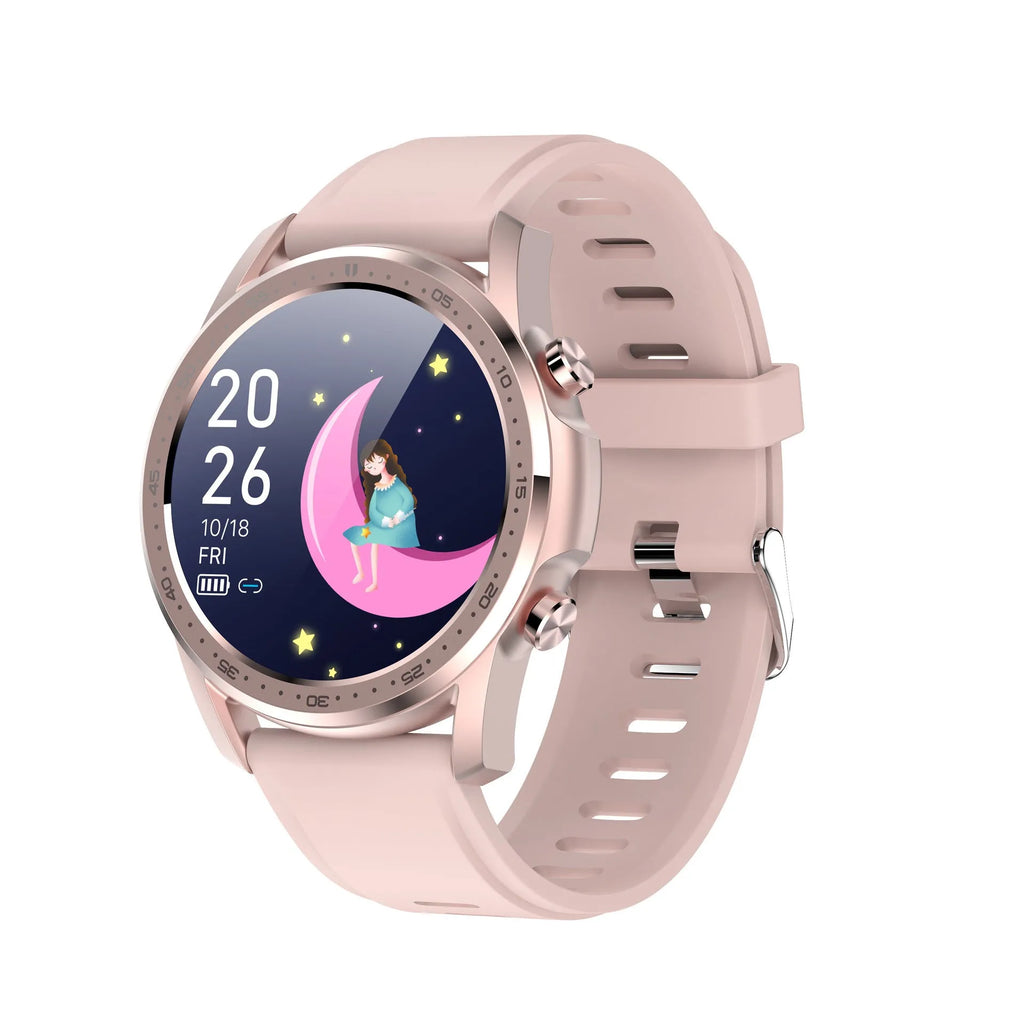 Youth2 smart bracelet with body temperature monitoring on a wrist, showing its 1.3-inch screen and zinc alloy case.