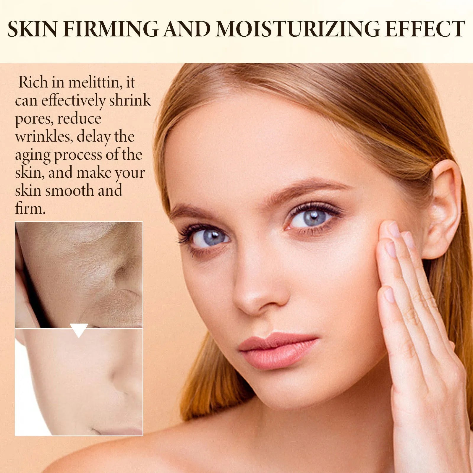 OUHOE Bee Firming Cream hydrating nourishing facial moisturiser in 30g jar