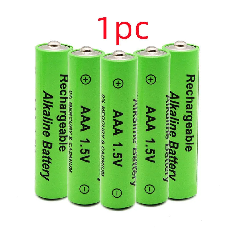 AA alkaline rechargeable battery 3000mAh industrial grade with green casing