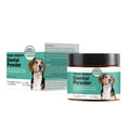 150g container of dog dental cleaning powder for tartar and plaque removal