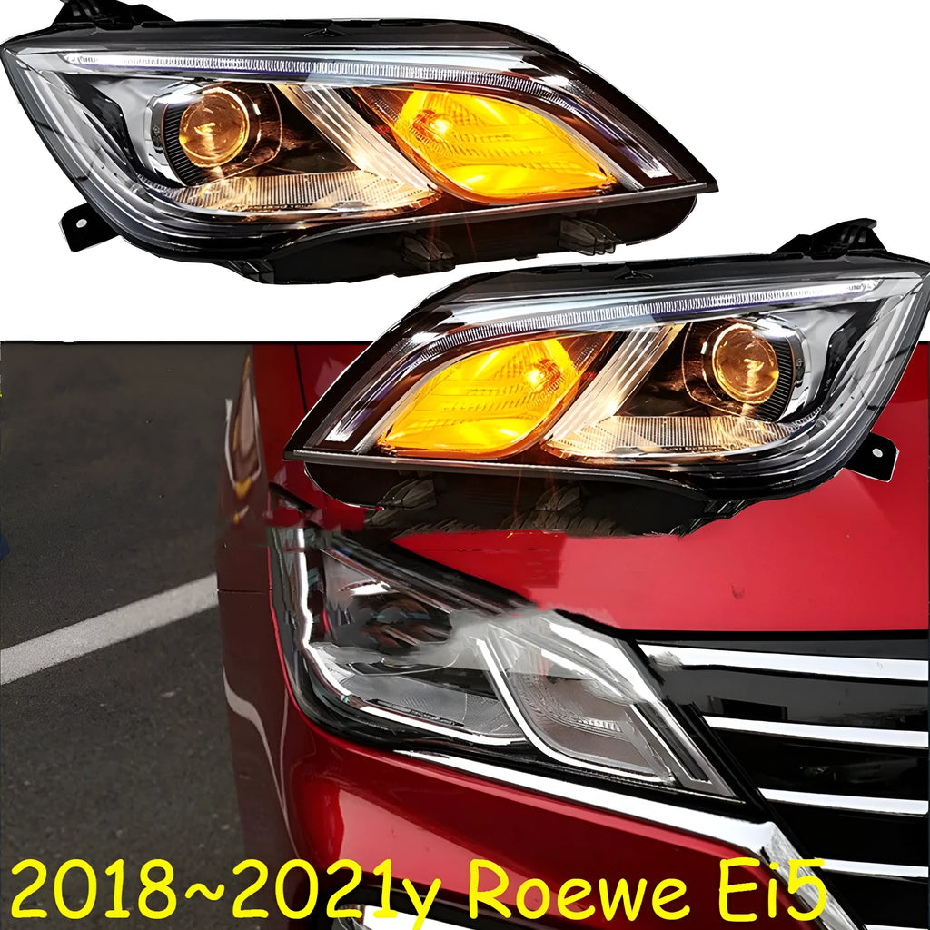 Replacement car headlight assembly for 2018-2021 vehicle models, showing ABS plastic construction.