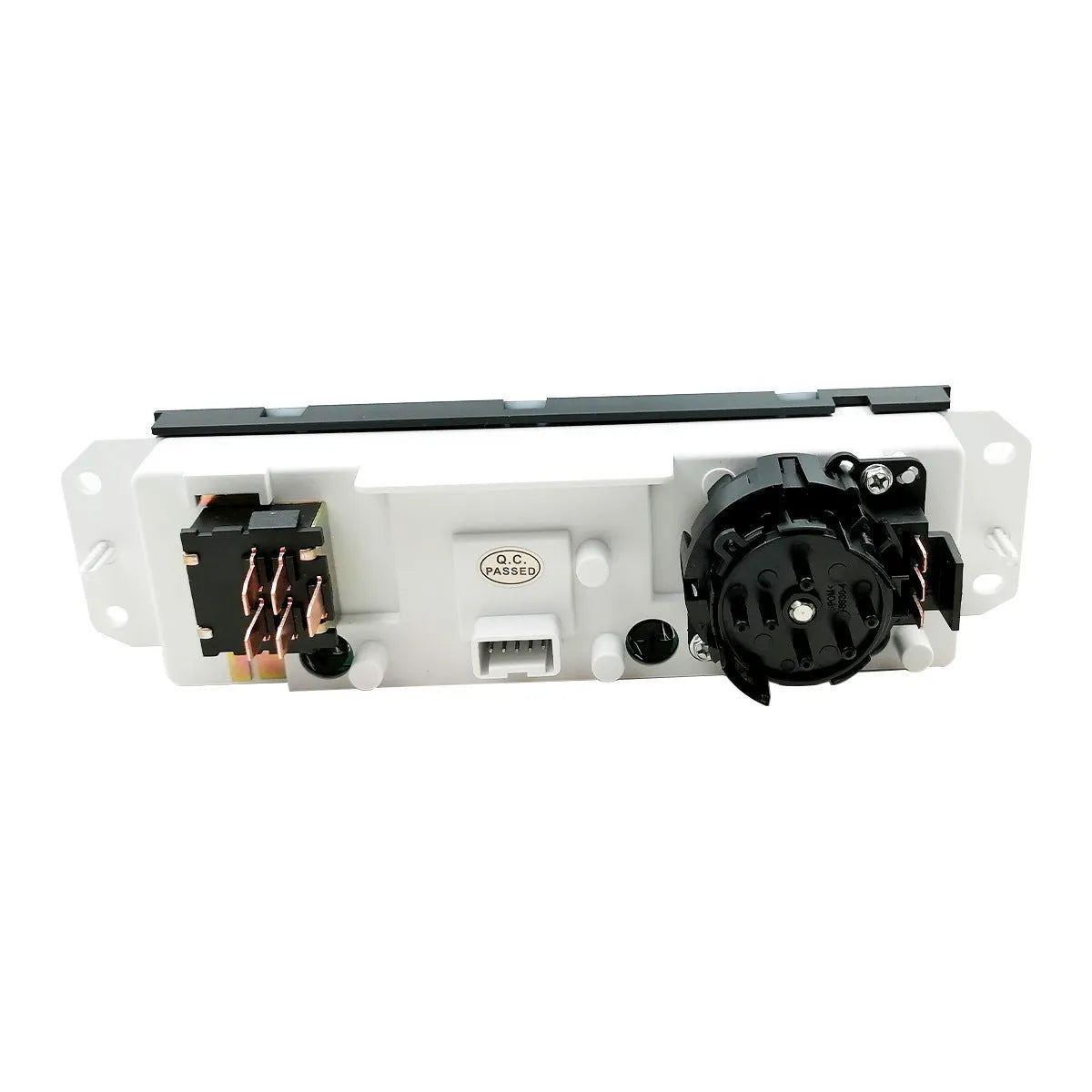 Black automotive air conditioning control panel for Jeep Wrangler 2005-2006, part number 55056558AA
