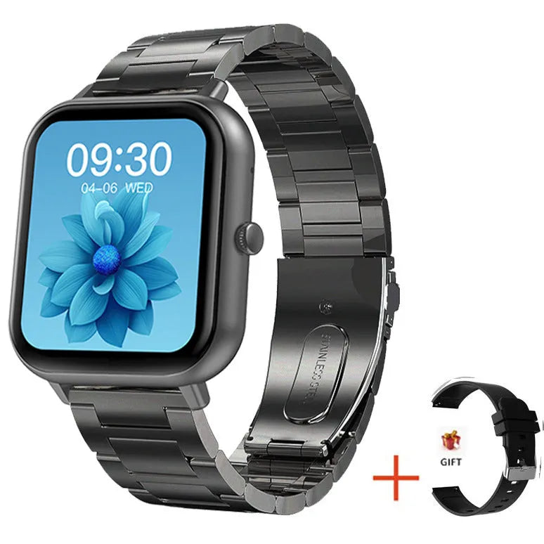 ZL54C smart watch with AMOLED display showing health monitoring data on wrist