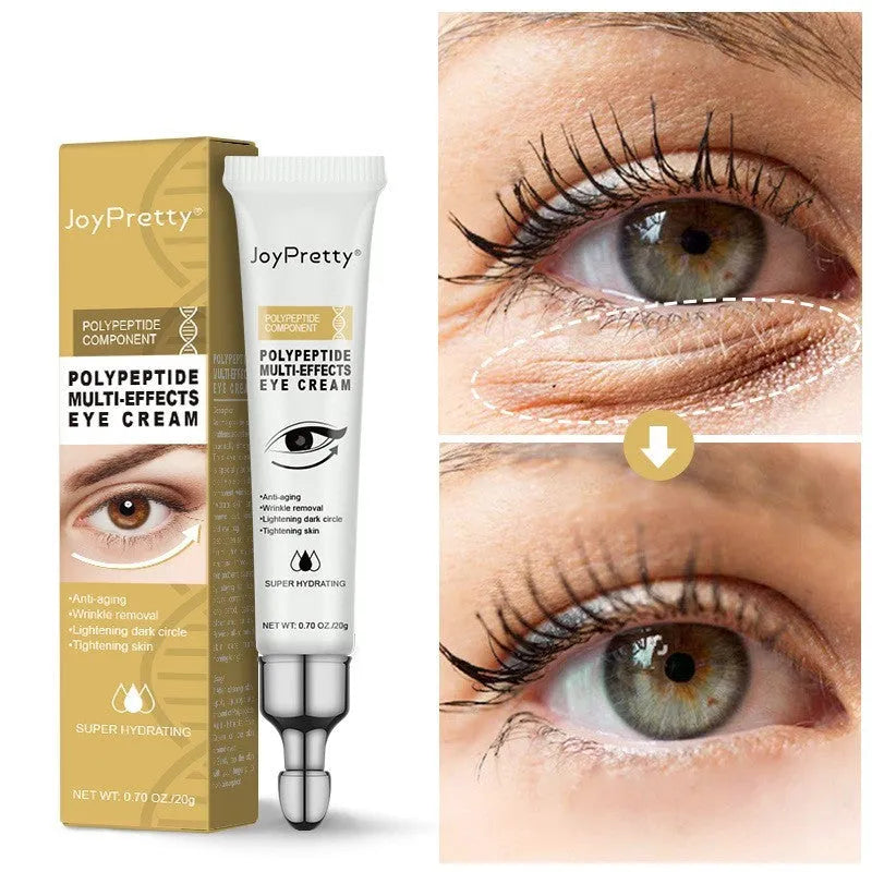 20g tube of anti dark circle eye cream with peptide formula for puffiness reduction