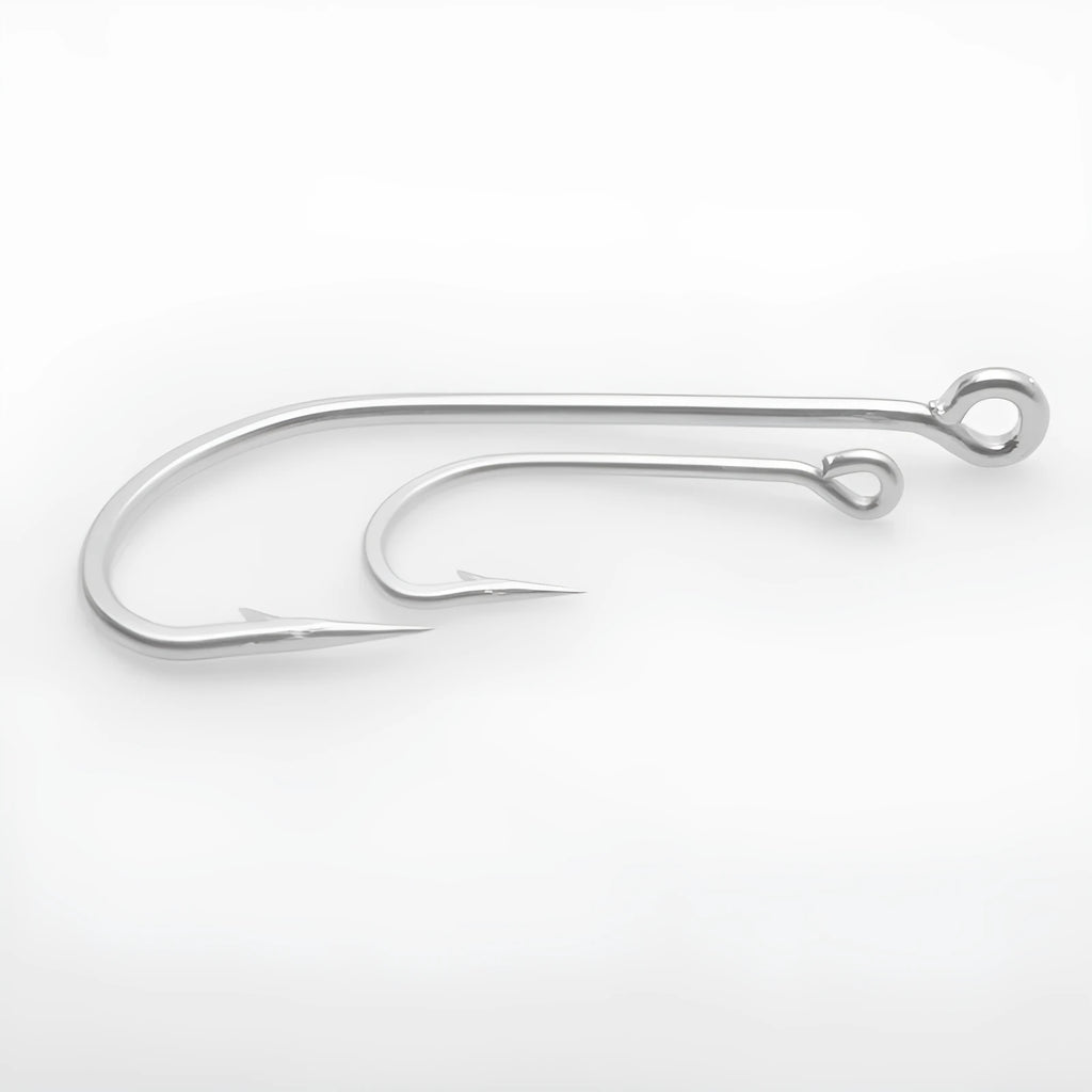 Stainless steel weever snakehead seahorse fishhooks for ocean boat fishing in multiple style options