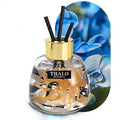 Creative glass bottle car perfume ornament available in multiple scents including Blue Wind Bells and Freesia for automotive decoration