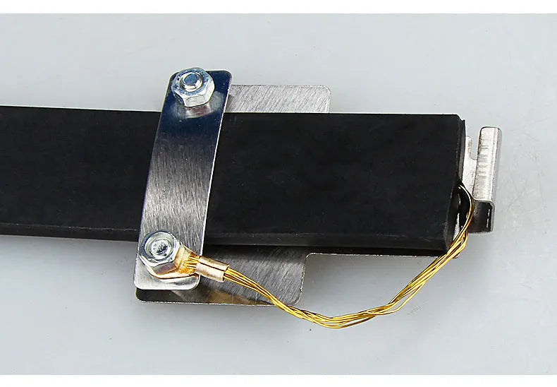 Black car electrostatic grounding chain with rubber coating and copper wire, 370mm long