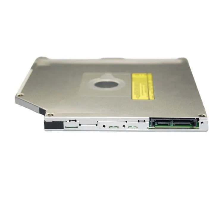Silver SATA optical drive for MacBook Pro 13 laptop, UJ8A8 specification.