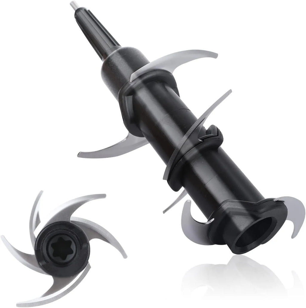 Stainless steel replacement knife seat accessory for blenders and juicers.