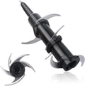 Stainless steel replacement knife seat accessory for blenders and juicers.