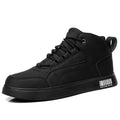Men's white low-top casual sports shoes with rubber soles and round toe design