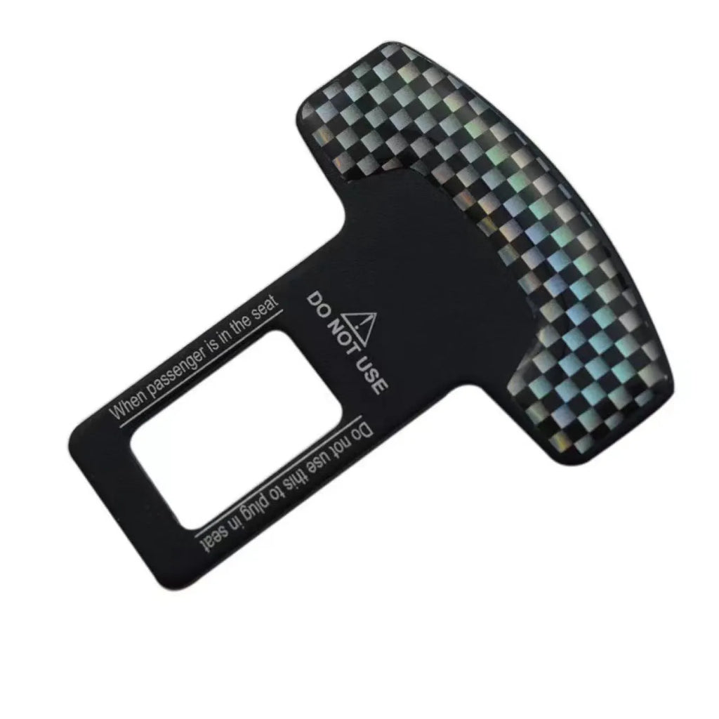 2.1cm lock tongue aluminium alloy keychain bottle opener with frosted carbon fibre finish