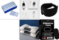 White USB rechargeable sleep aid device with wrist strap and handheld remote control