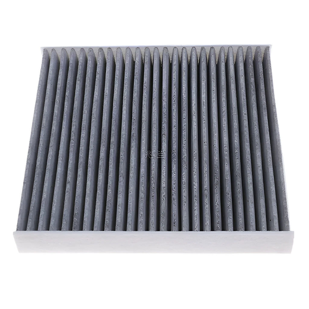 Grey Geely car air conditioning filter element measuring 215x210x30mm