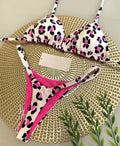 Women's printed bikini swimsuit with briefs style and cotton lining, shown in colour RT2110.
