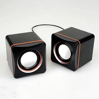 Small black square USB speaker for 700B model computer desktop