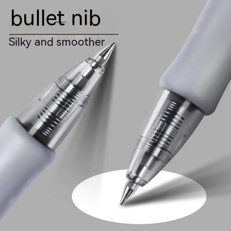 0.5mm gel pen in black, red or blue colours with plastic barrel