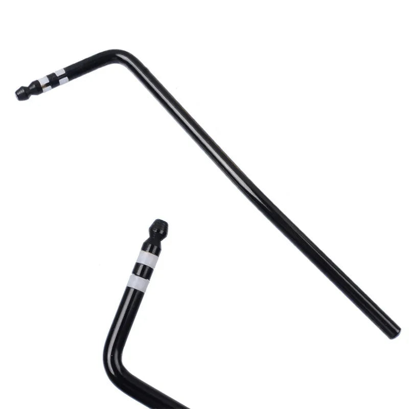 Direct plug-in guitar tremolo bar in metal construction available in black, blue, gold and silver finishes