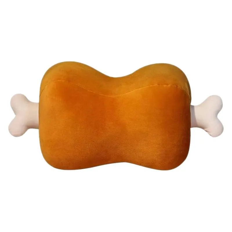 Creative meat bones plush toy in big stick meat bones colour on a sofa