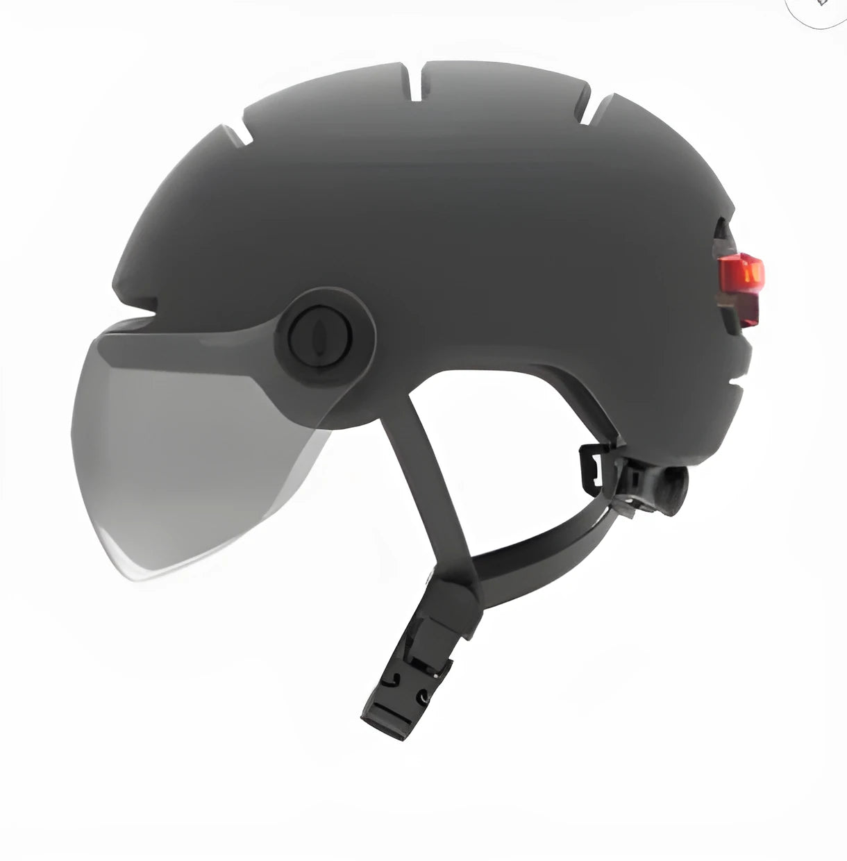 Cycling helmet with integrated LED brake and tail lights in two sizes