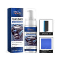 Fast Car Interior Cleaner in 120ml PET bottle with sponge and cloth on car seat