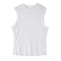 Men's black quick-dry fitness vest with loose sports fit for summer workouts