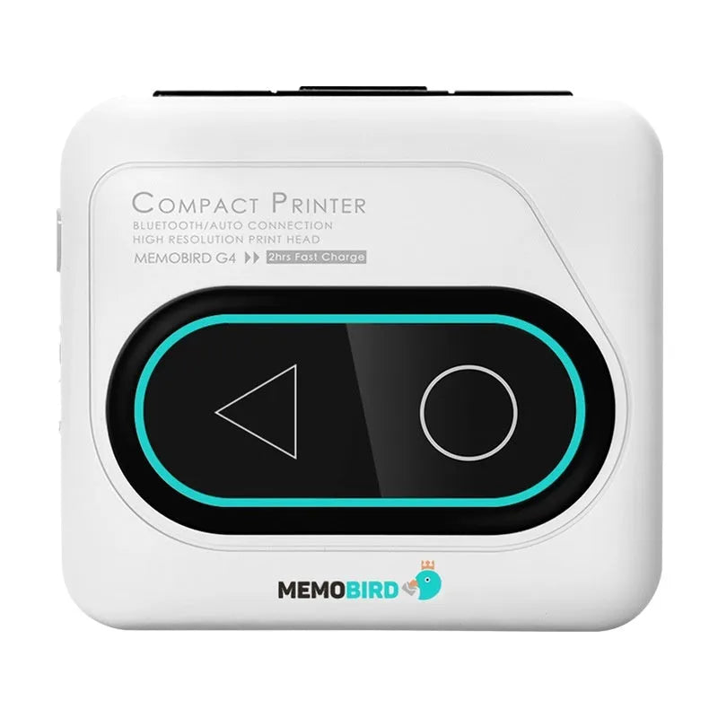 Portable Bluetooth thermal printer in multiple colours with mobile phone printing capability