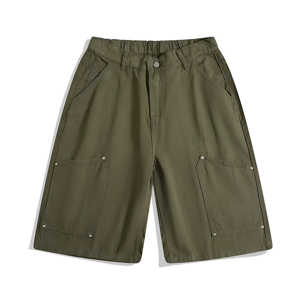 Women's workwear cropped pants with wide-leg cut in apricot colour showing mid-waist and micro-elastic waistband