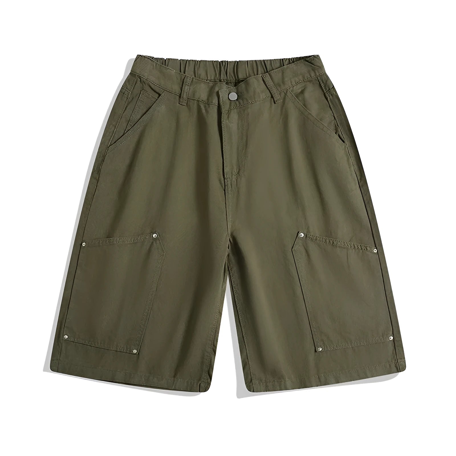 Women's workwear cropped pants with wide-leg cut in apricot colour showing mid-waist and micro-elastic waistband