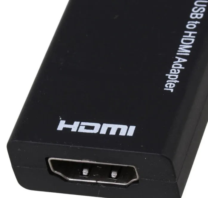 Black DisplayPort to HDMI adapter cable with 12cm length and compact converter