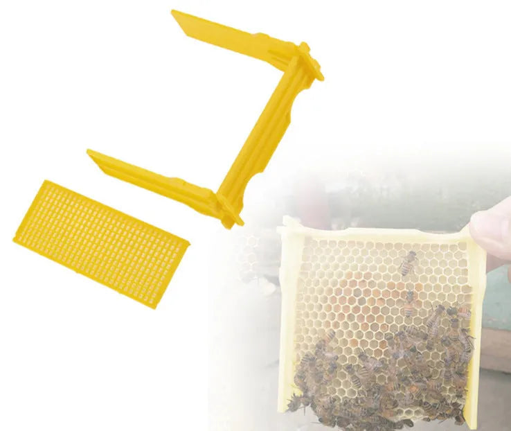 Three white EPS foam mini delivery boxes for beehive applications and queen bee transport