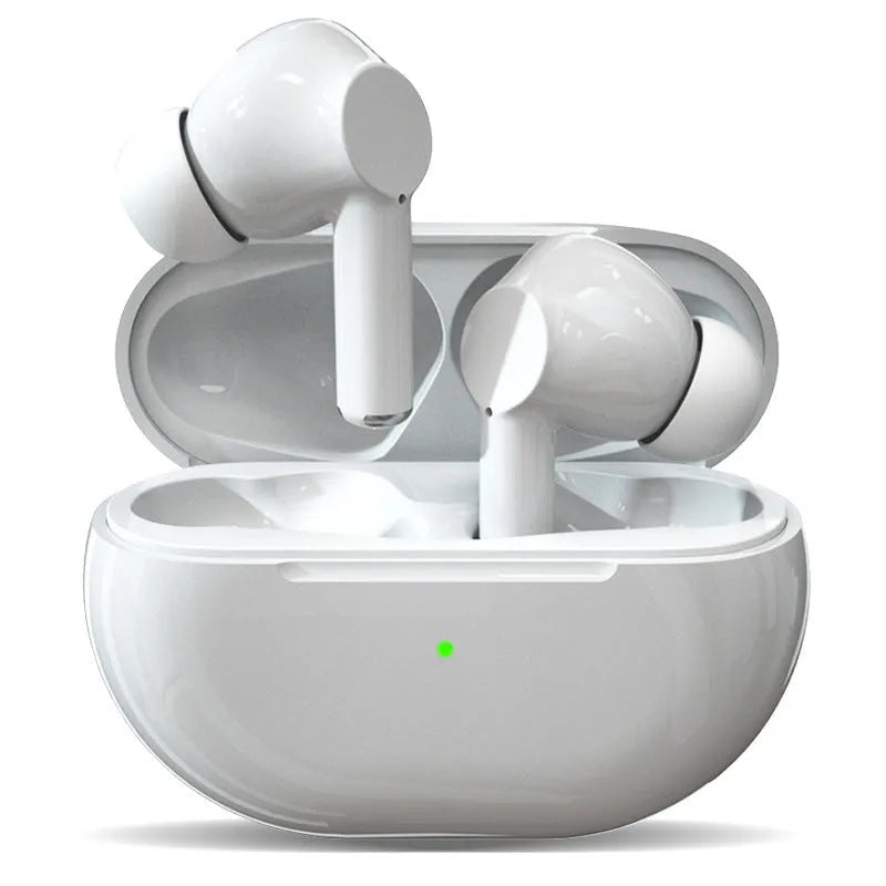 Pro4 Bluetooth wireless earbuds in charging case with charging cable
