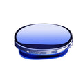 Bluetooth MP4 music player in blue, black, or rose gold with OLED display showing track info.