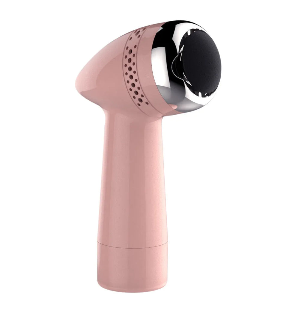 Electric foot grinder with quartz grinding head in gold, pink or silver finishes