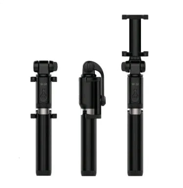 Aluminium alloy Bluetooth selfie stick with remote control and tripod bracket for mobile phones