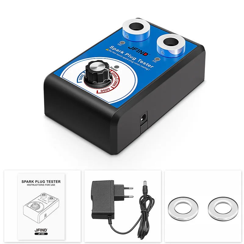 Car spark plug fault diagnostic tester showing B0198-1 and B0198-2 format options