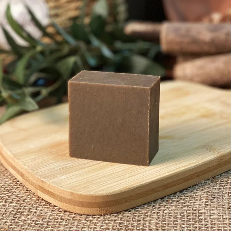 72g nine herb shampoo soap bar with cold process method, silicone free formulation