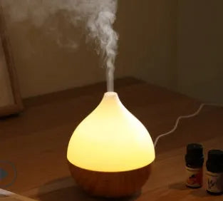 Asakusa wood grain aroma diffuser with vase shape and 100ml water tank capacity