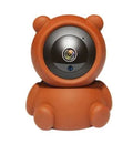 Bear brand white 1080P WiFi indoor security camera with infrared night vision LEDs.